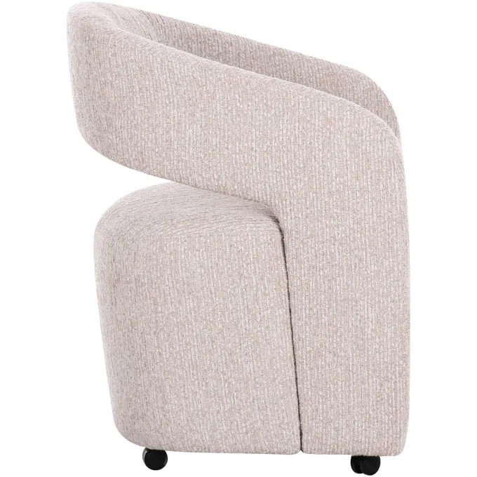 Richmond Interiors Eetkamerstoel Vixen naturel linear