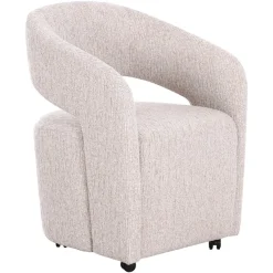 Richmond Interiors Eetkamerstoel Vixen naturel linear