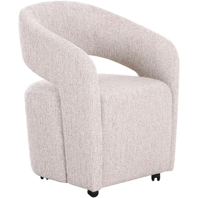 Richmond Interiors Eetkamerstoel Vixen naturel linear