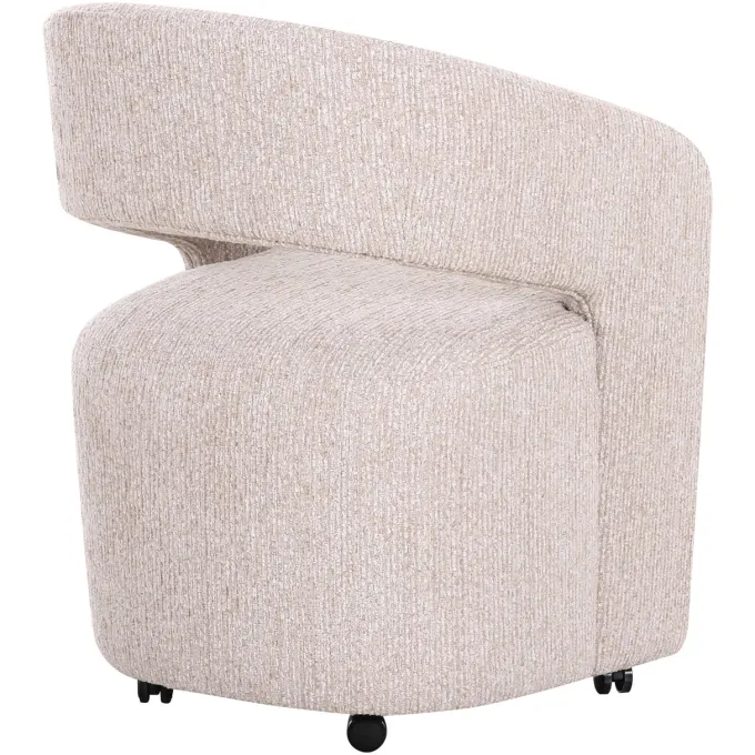 Richmond Interiors Eetkamerstoel Vixen naturel linear