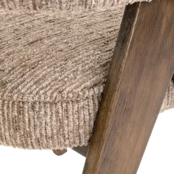 Richmond Interiors Eetkamerstoel Mori mocca linear fire retardant