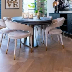 Richmond Interiors Eetkamerstoel Gia naturel chunky