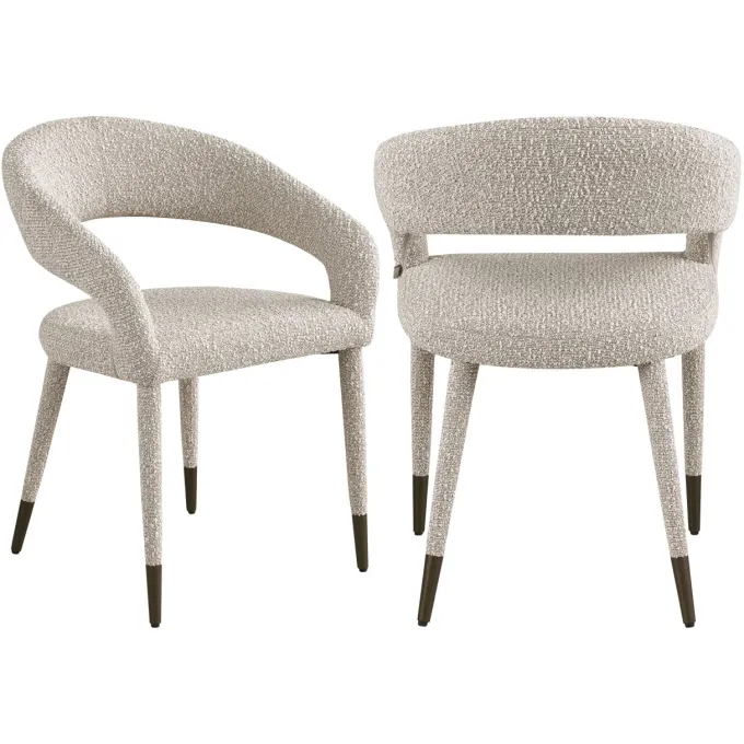 Richmond Interiors Eetkamerstoel Gia naturel chunky