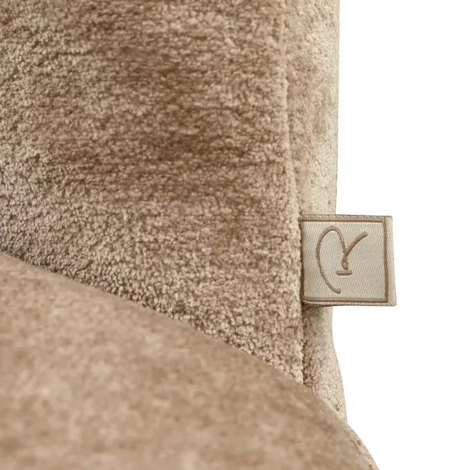 Richmond Interiors Eetkamerstoel Cassi zand soft draaistoel