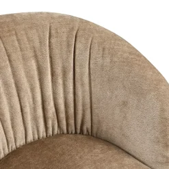Richmond Interiors Eetkamerstoel Cassi zand soft draaistoel