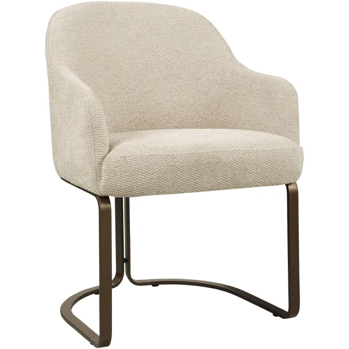 Richmond Interiors Eetkamerstoel Hadley naturel boldweave fire retardant