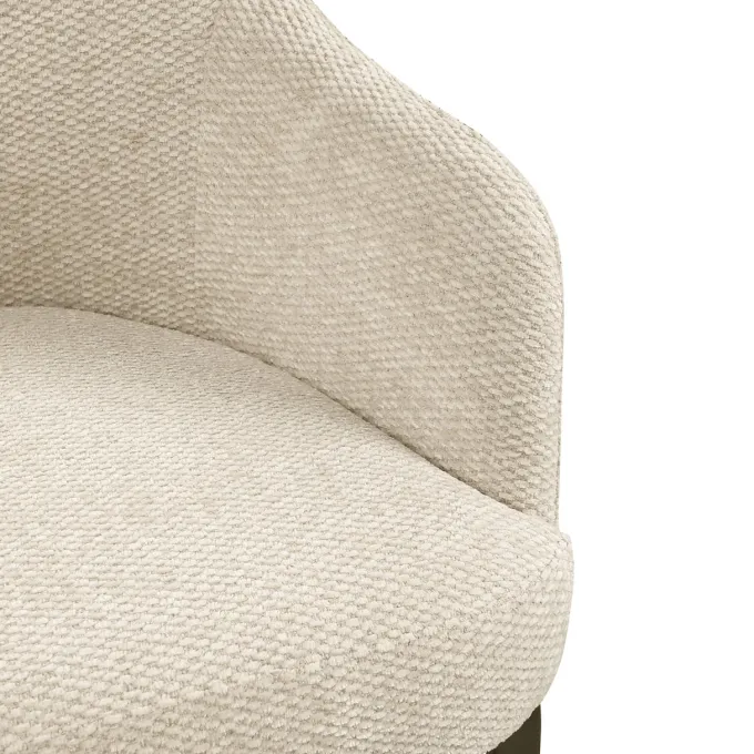 Richmond Interiors Eetkamerstoel Hadley naturel boldweave fire retardant