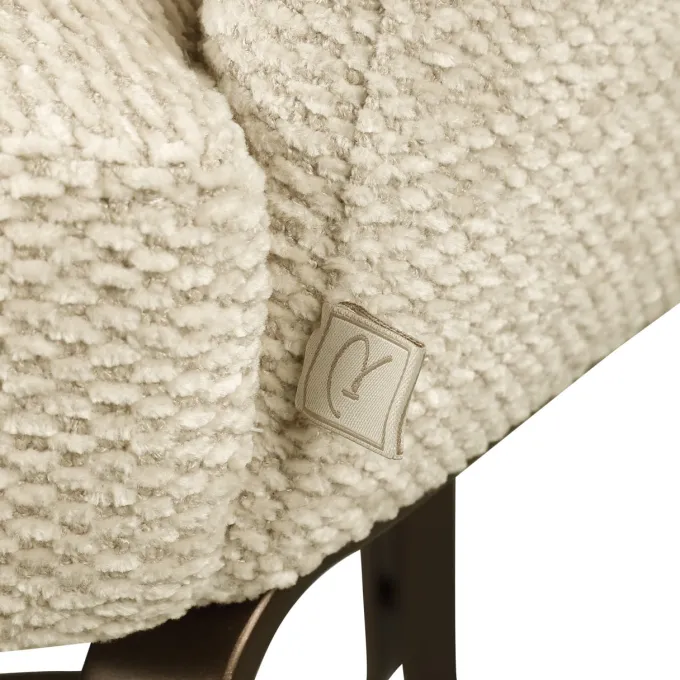 Richmond Interiors Eetkamerstoel Hadley naturel boldweave fire retardant