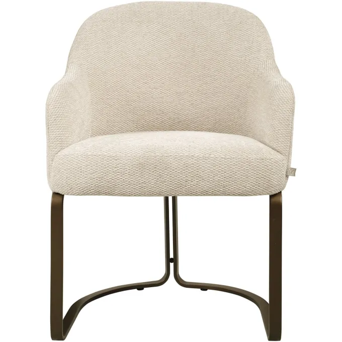 Richmond Interiors Eetkamerstoel Hadley naturel boldweave fire retardant