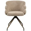 Richmond Interiors Eetkamerstoel Kayla mocca boldweave draaibaar