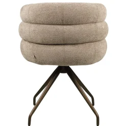 Richmond Interiors Eetkamerstoel Kayla mocca boldweave draaibaar
