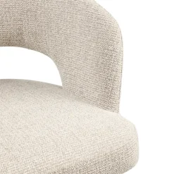 Richmond Interiors Eetkamerstoel Blanca naturel fancy fire retardant