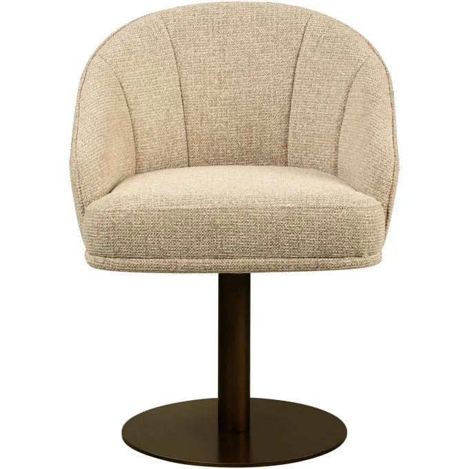 Richmond Interiors Eetkamerstoel Beverly naturel fancy draaibaar