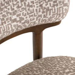 Richmond Interiors Eetkamerstoel Basker natural geo (Set of 2)