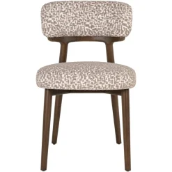 Richmond Interiors Eetkamerstoel Basker natural geo (Set of 2)