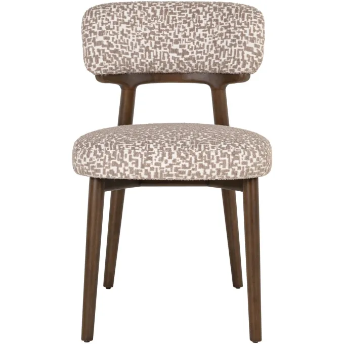 Richmond Interiors Eetkamerstoel Basker natural geo (Set of 2)