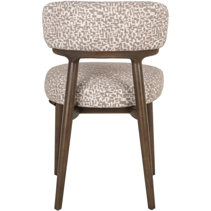 Richmond Interiors Eetkamerstoel Basker natural geo (Set of 2)
