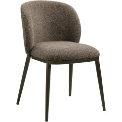 Richmond Interiors Eetkamerstoel Gandy bruin chunky