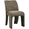 Richmond Interiors Eetkamerstoel Maya bruin softweave – Set of 2