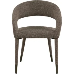 Richmond Interiors Eetkamerstoel Gia bruin chunky