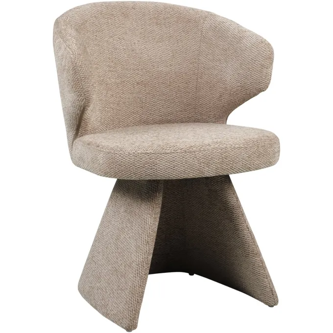 Richmond Interiors Eetkamerstoel Zenith mocca boldweave