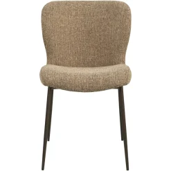 Richmond Interiors Eetkamerstoel Odarby bruin tweed- Set van 2