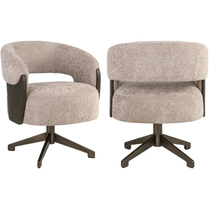 Richmond Interiors Eetkamerstoel Pollux be easy zand eiken