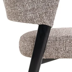 Richmond Interiors Eetkamerstoel Zeno earth tweed