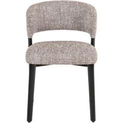 Richmond Interiors Eetkamerstoel Zeno earth tweed