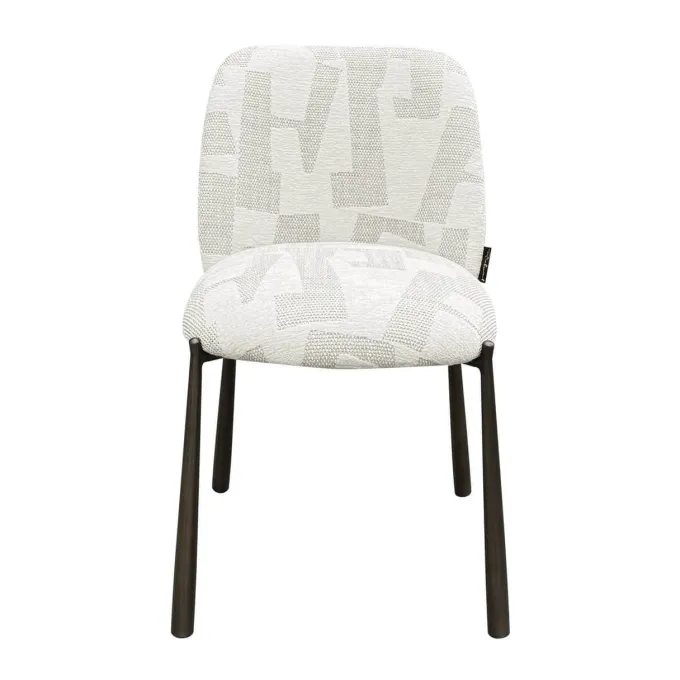 Richmond Interiors Eetkamerstoelen Lana set van 2 Beige graffic