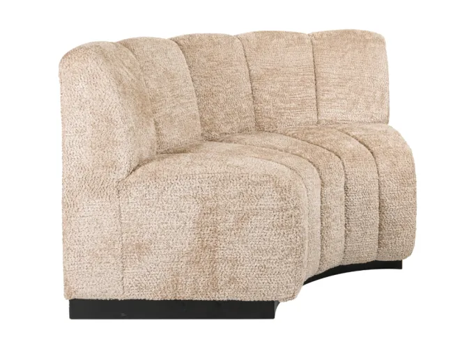 Richmond Interiors Eetkamerbank corner Hillpark lovely beige 170 cm