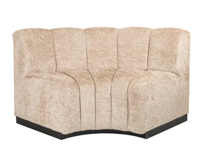 Richmond Interiors Eetkamerbank corner Hillpark lovely beige 170 cm