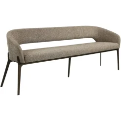 Richmond Interiors Eetkamer bank Kenzi bruin tweed