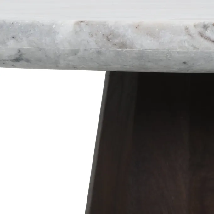 Richmond Interiors Eettafel Oberoy Blush beige 130Ø