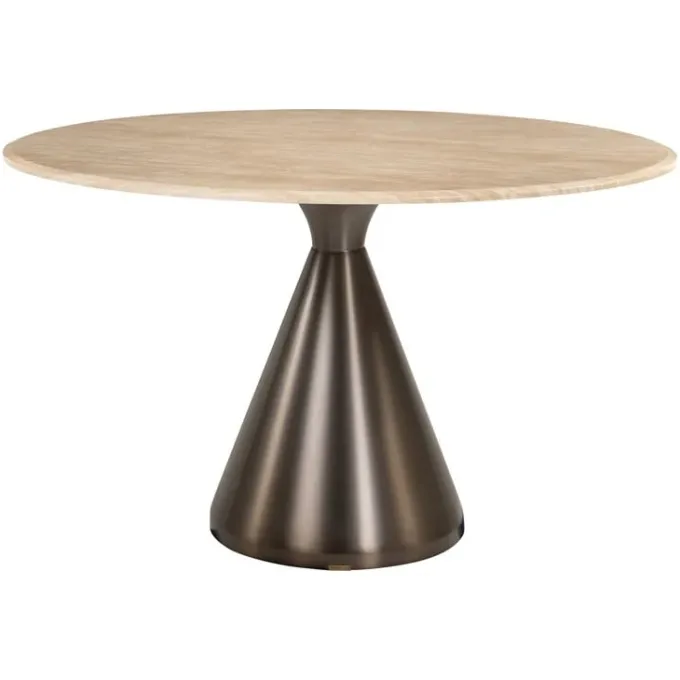 Richmond Interiors Eettafel Montgommery 130Ø Beige
