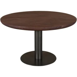 Richmond Interiors Eettafel Baldwin spicebruin 130Ø