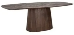 Richmond Interiors Eettafel Alix Deens ovaal 230 donkerbruin