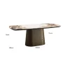 Richmond Interiors Eettafel Langford bruin 200