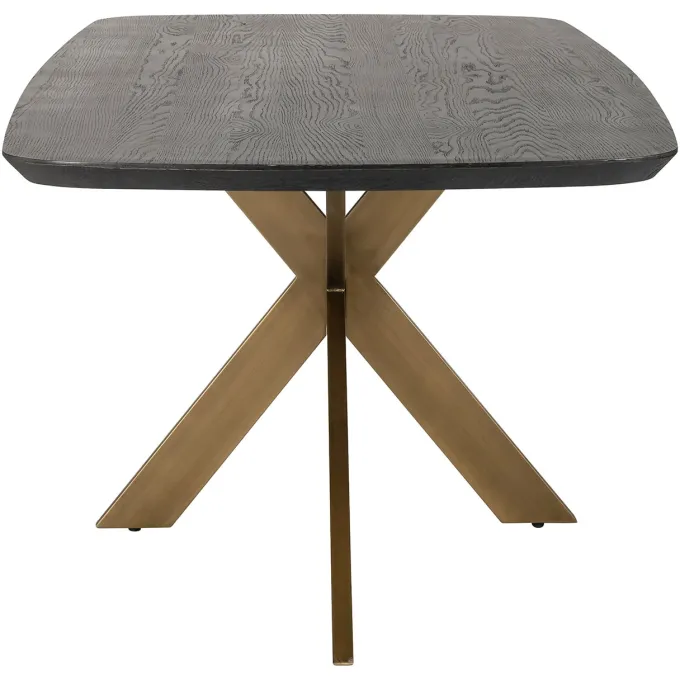Richmond Interiors Eettafel Cambon 235 deens ovaal (Dark coffee)
