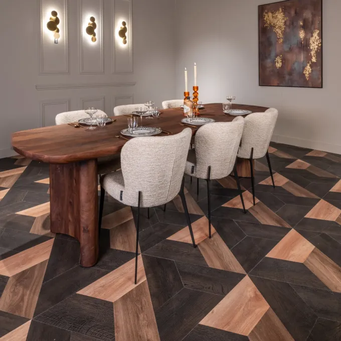 Richmond Interiors Eettafel Baldwin brown 270