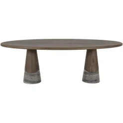 Richmond Interiors Eettafel Harper Smoked charchoal 230 cm