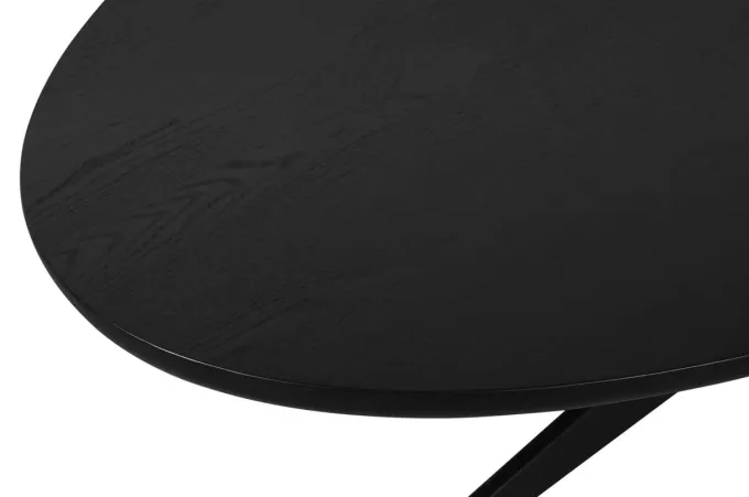 Richmond Interiors Eettafel Rayford black oval 230
