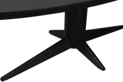 Richmond Interiors Eettafel Rayford black oval 230