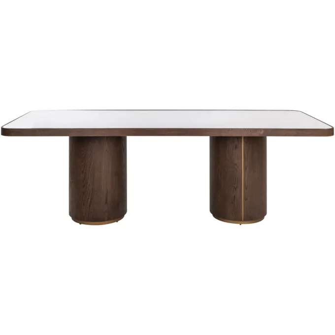 Richmond Interiors Eettafel Willox brown 235 including glass