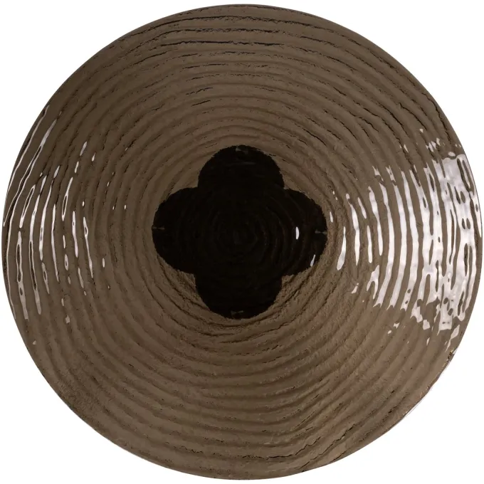 Richmond Interiors Eettafel Glastonburry goud antique 135Ø