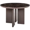 Richmond Interiors Eettafel Almundi chocolade bruin 120Ø