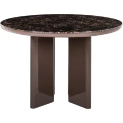 Richmond Interiors Eettafel Almundi chocolade bruin 120Ø