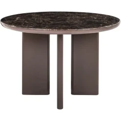 Richmond Interiors Eettafel Almundi chocolade bruin 120Ø