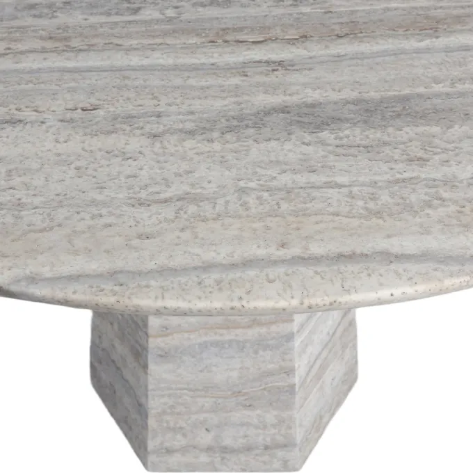Richmond Interiors Eettafel Westin grijs 135Ø