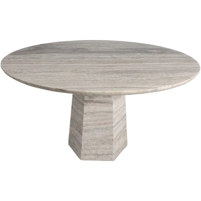 Richmond Interiors Eettafel Westin grijs 135Ø